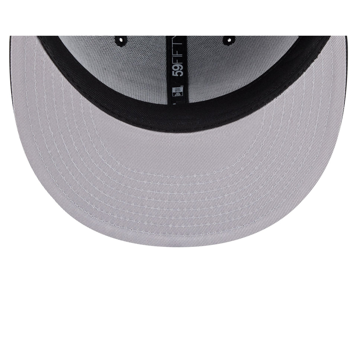 Colorado Rockies Black and White Basic 59FIFTY Fitted Hat