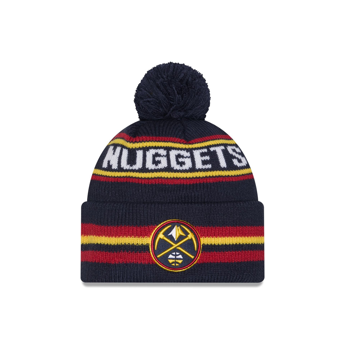 Denver Nuggets Classic Pom Knit Hat