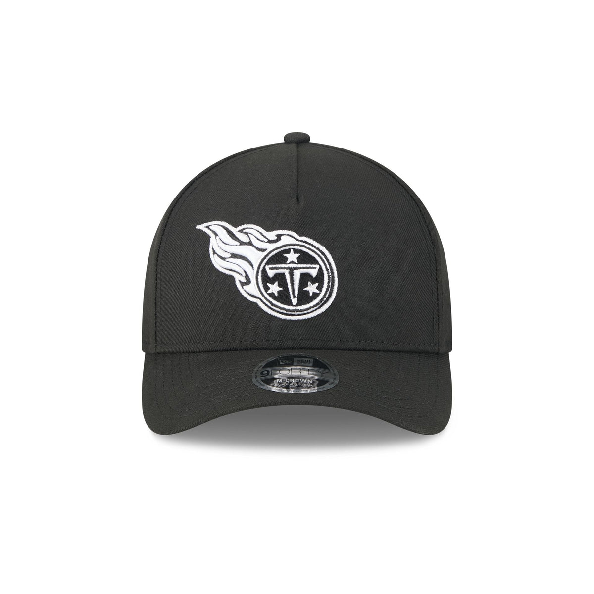 Tennessee Titans Black & White 9FORTY M-Crown A-Frame Snapback Hat