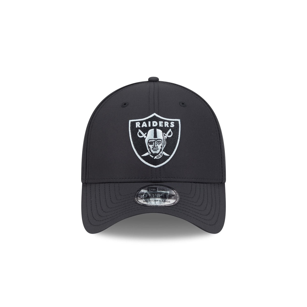Las Vegas Raiders Night 39THIRTY Stretch Fit Hat