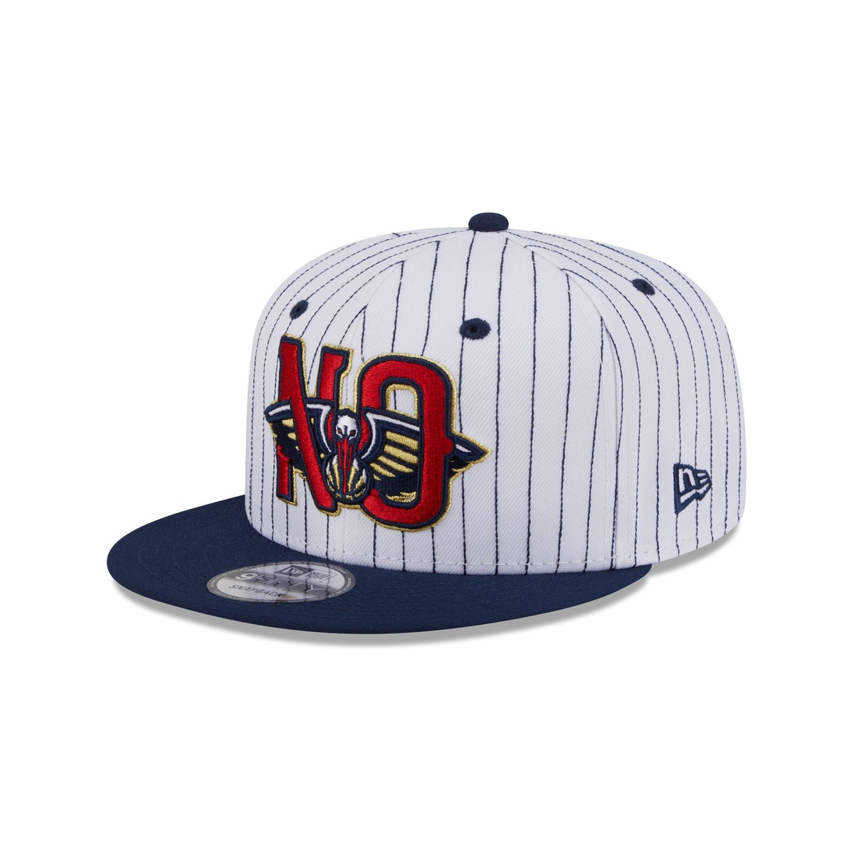 New Orleans Pelicans Deceptor Pinstripe 9FIFTY Snapback Hat