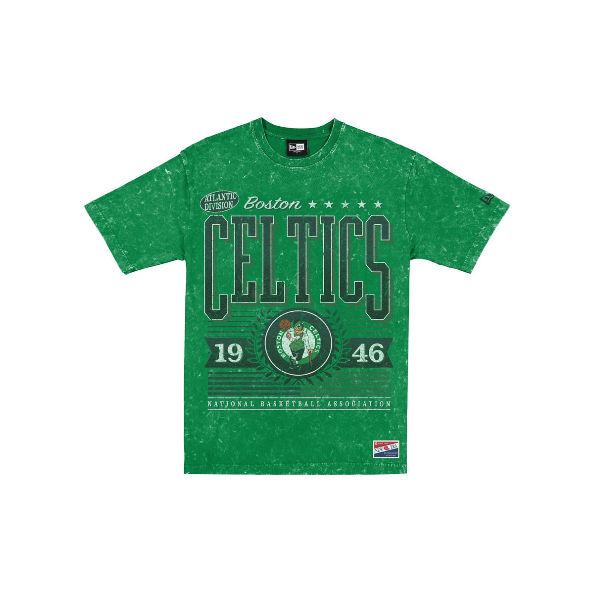 Boston Celtics Throwback Vintage Wash T-Shirt
