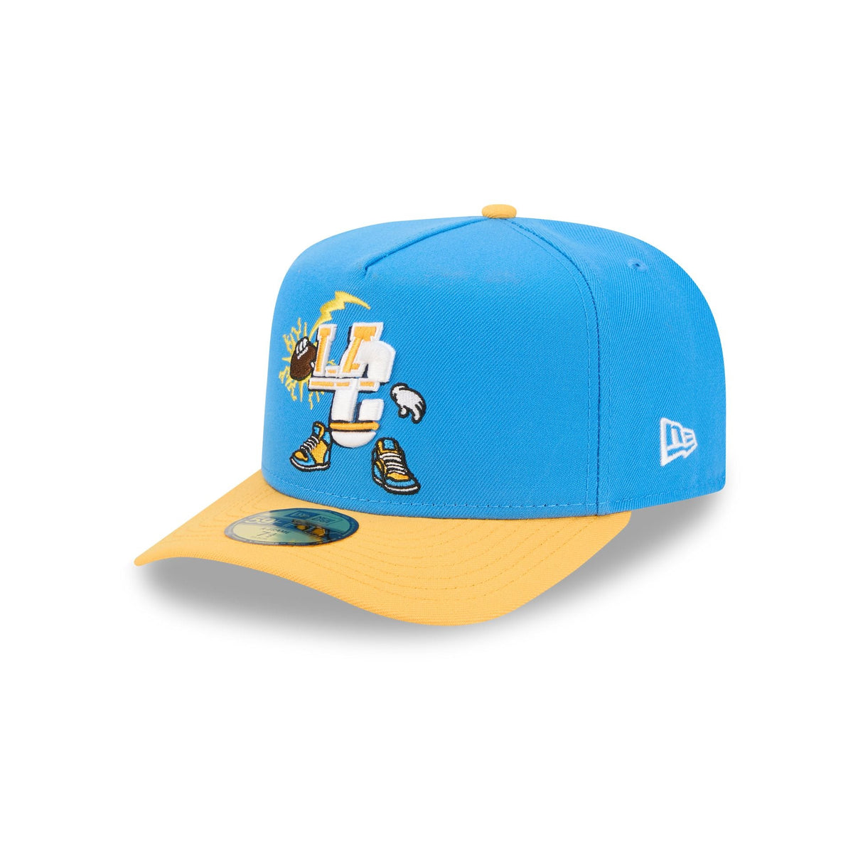 Los Angeles Chargers Cartoon 59FIFTY A-Frame Fitted Hat