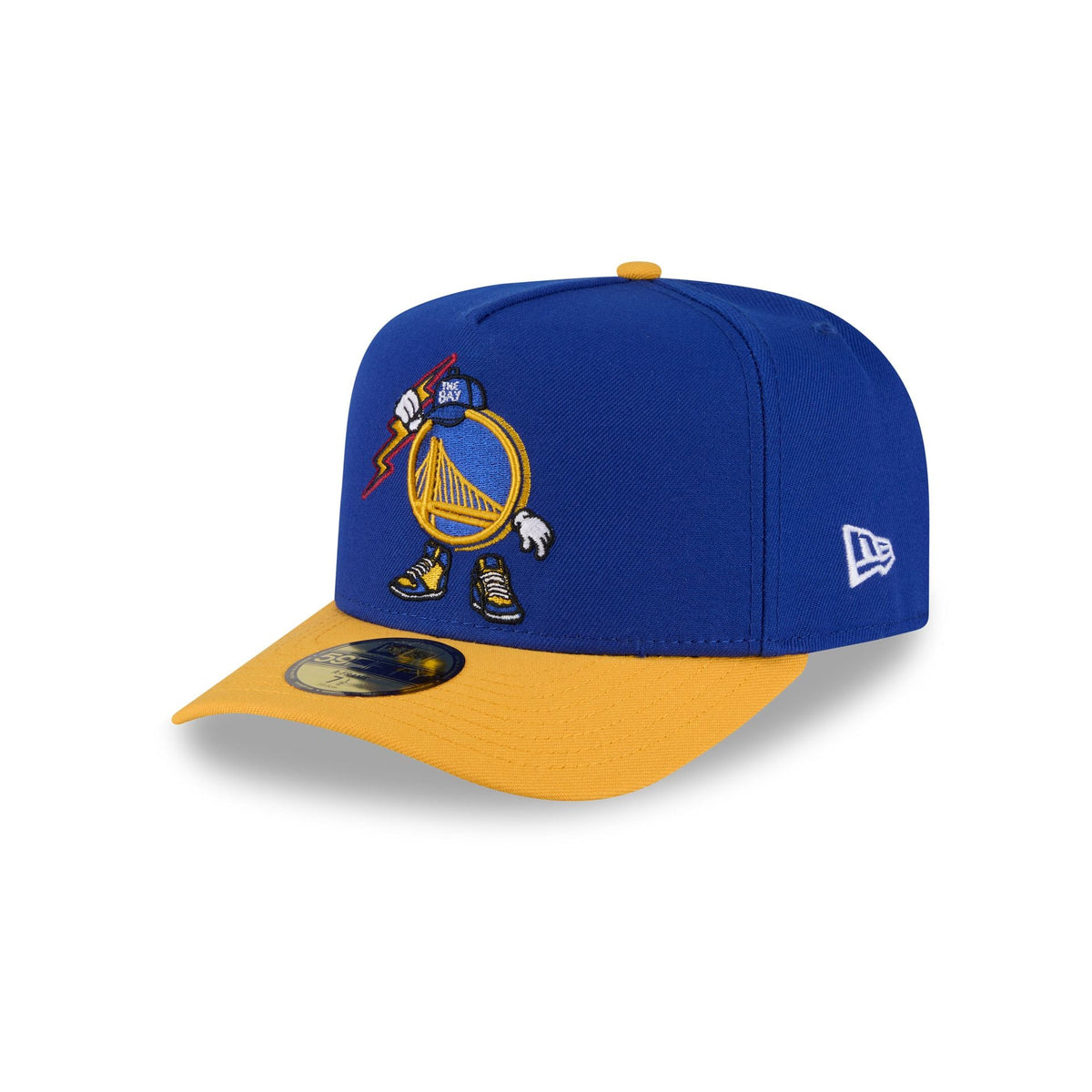 Golden State Warriors Cartoon 59FIFTY A-Frame Fitted Hat