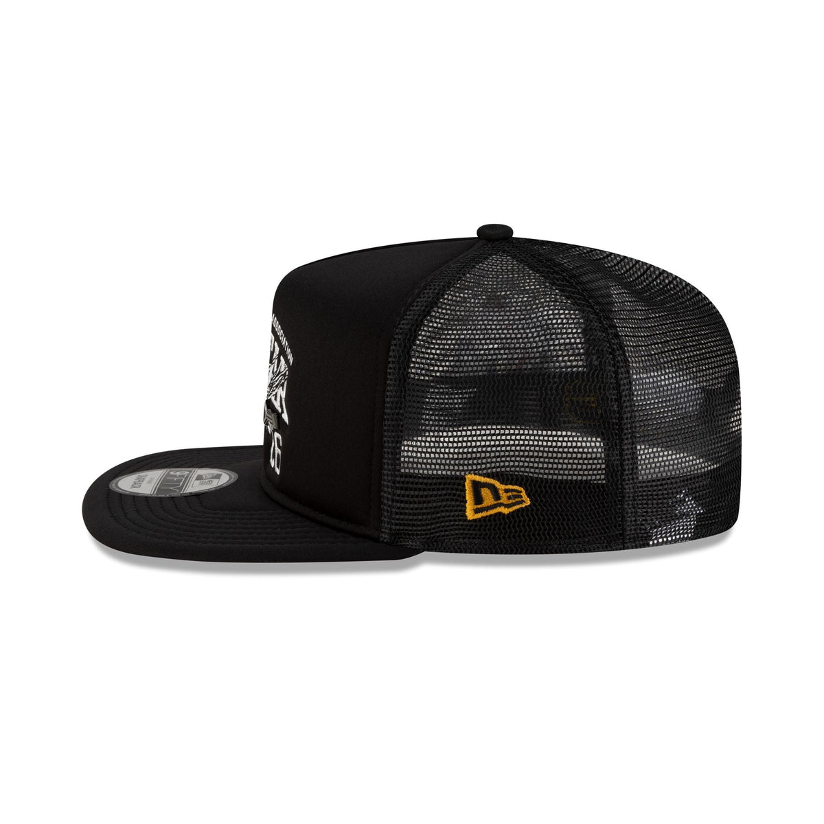 Alpha Industries 2026 NBA All-Star Game Black 9FIFTY A-Frame Trucker Hat