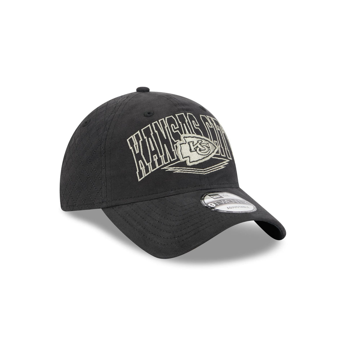 Kansas City Chiefs Quilted Wordmark 9TWENTY Adjustable Hat