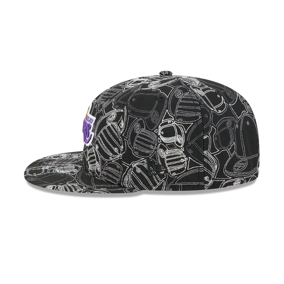 Los Angeles Lakers Cap Scramble 59FIFTY Fitted Hat