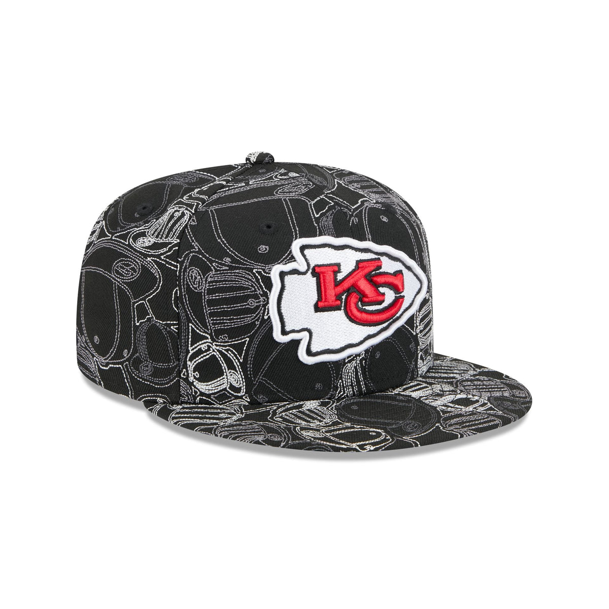 Kansas City Chiefs Cap Scramble 59FIFTY Fitted Hat