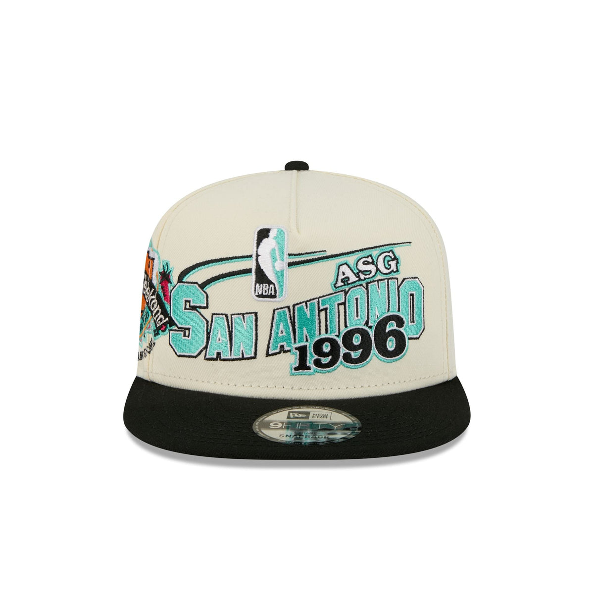 San Antonio Spurs Hardwood Classics 1996 All-Star Game 9FIFTY A-Frame Snapback Hat