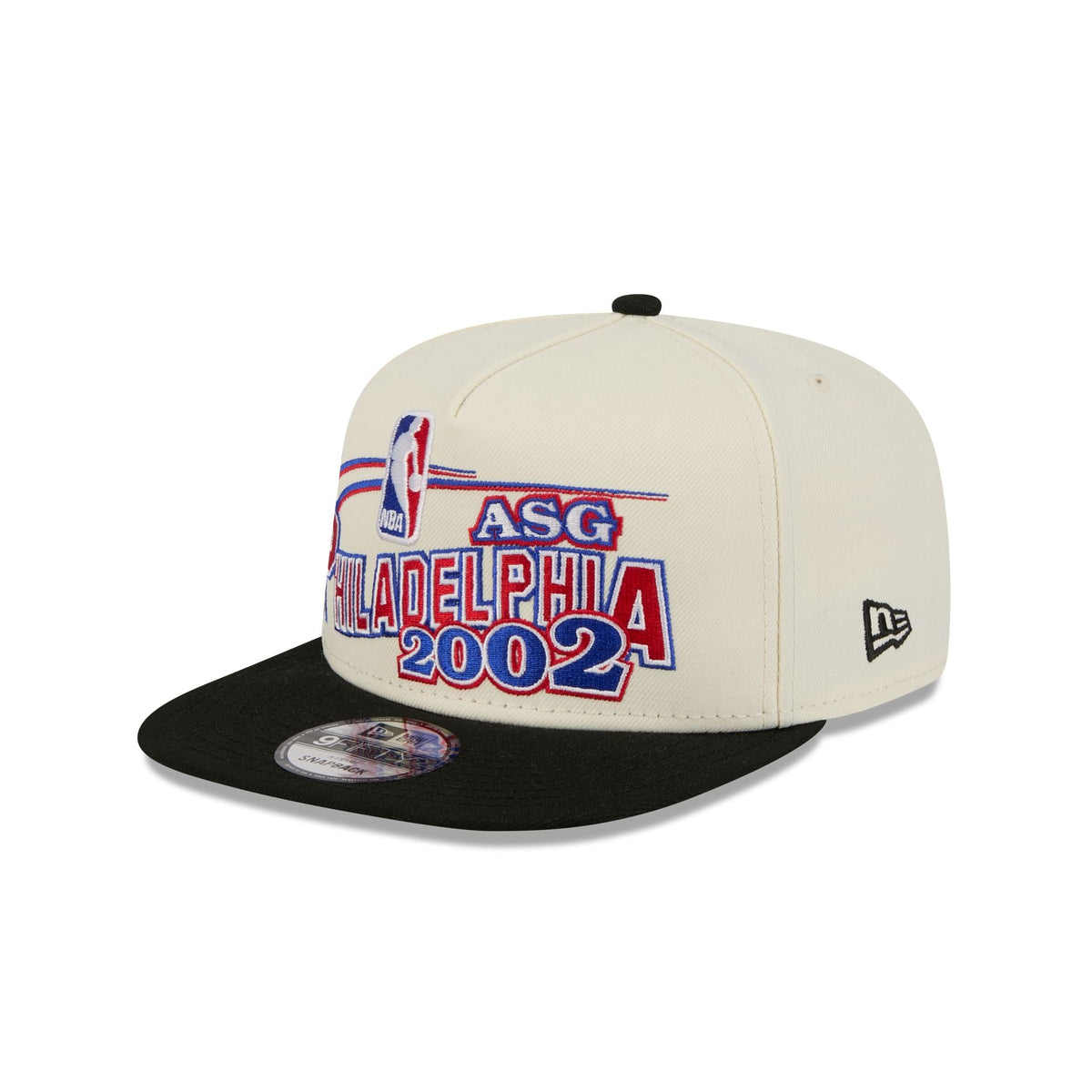 Philadelphia 76ers Hardwood Classics 2002 All-Star Game 9FIFTY A-Frame Snapback Hat