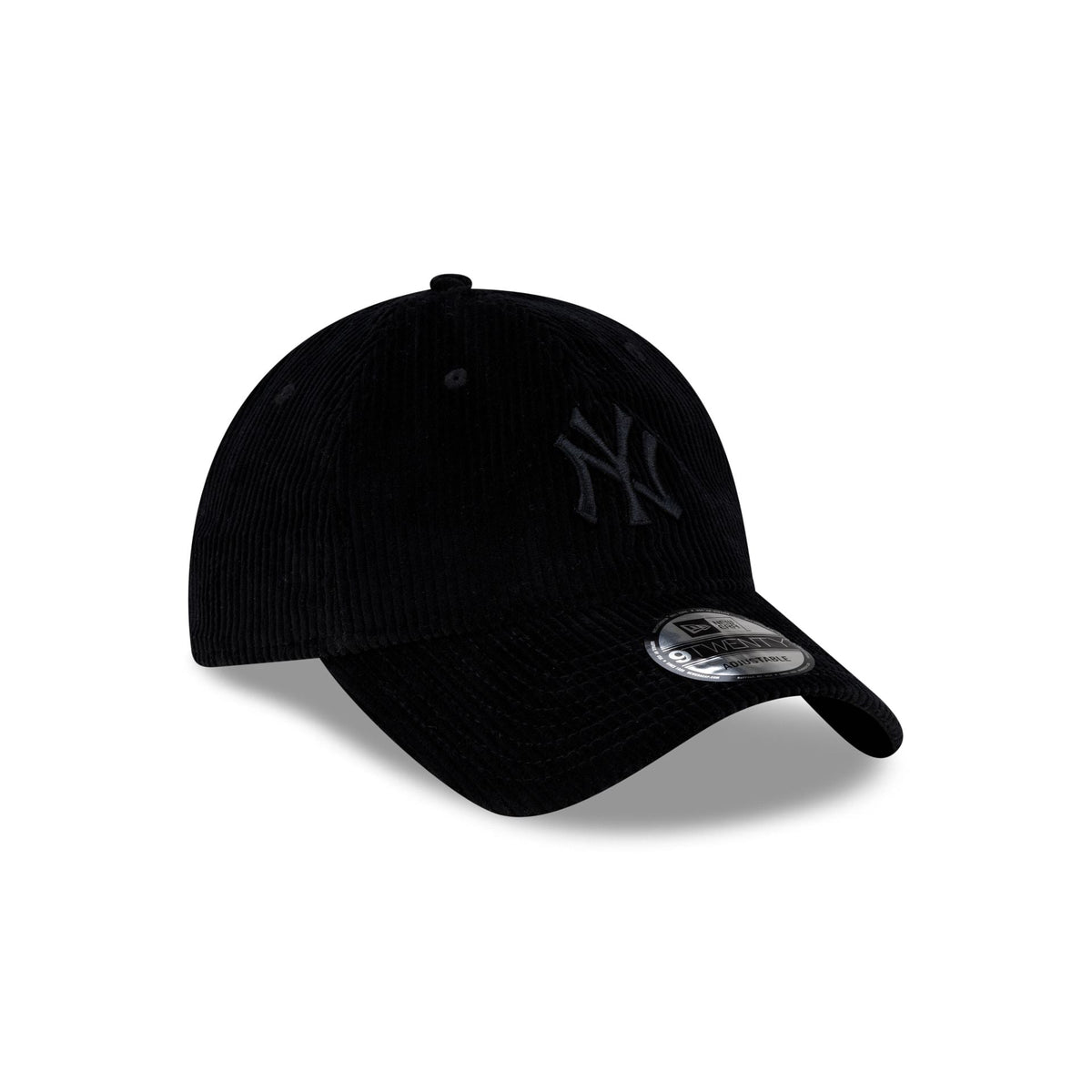 New York Yankees Black Corduroy 9TWENTY Adjustable Hat