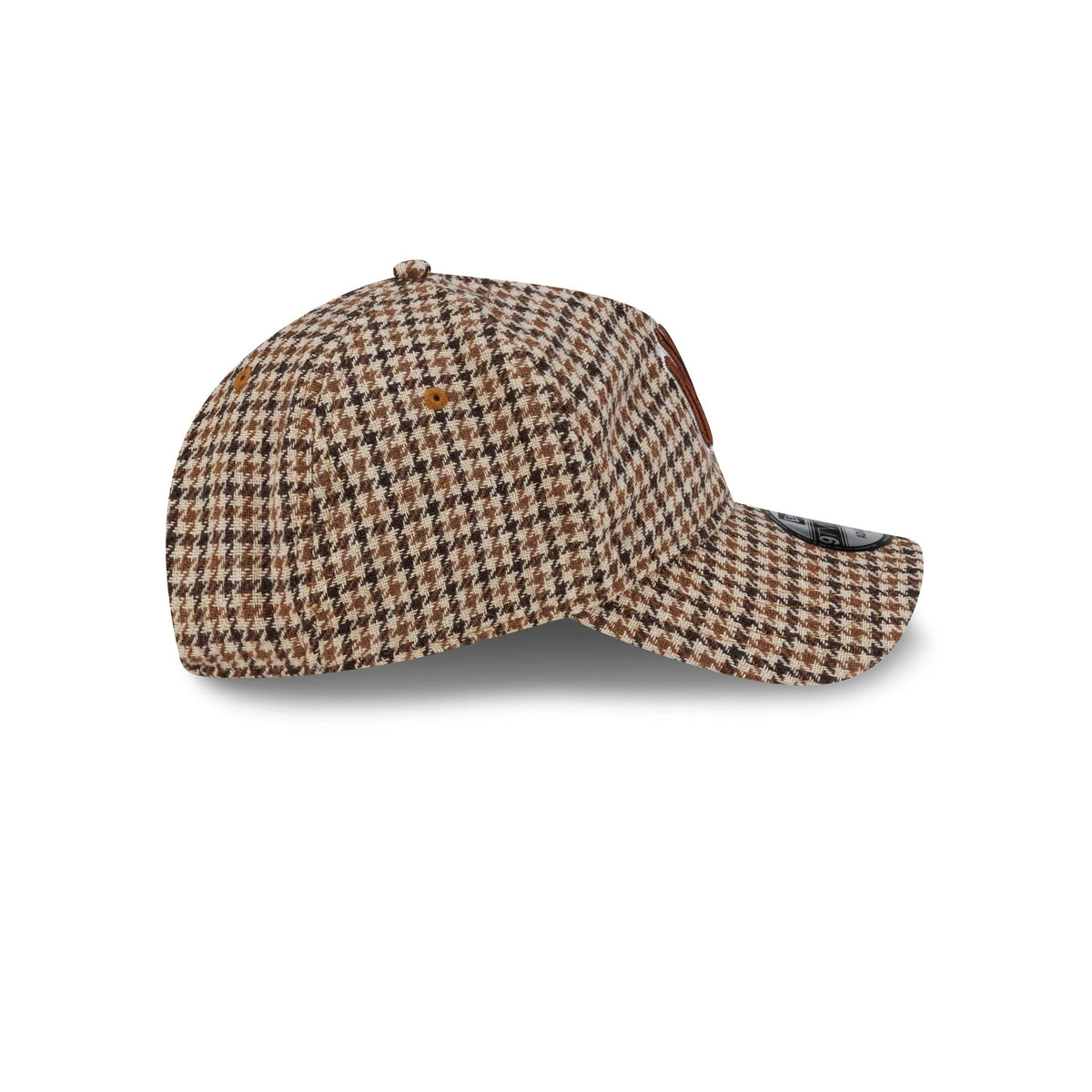 New York Yankees Camel Check 9TWENTY A-Frame Adjustable Hat