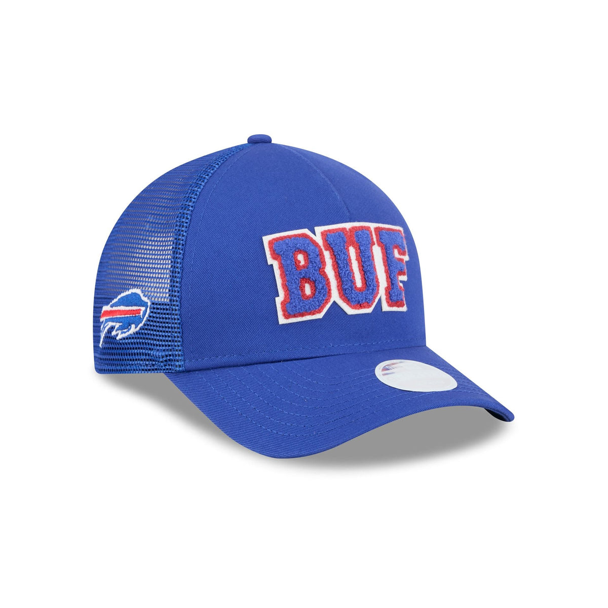 Buffalo Bills Scoreboard Women's 9FORTY M-Crown A-Frame Trucker Hat