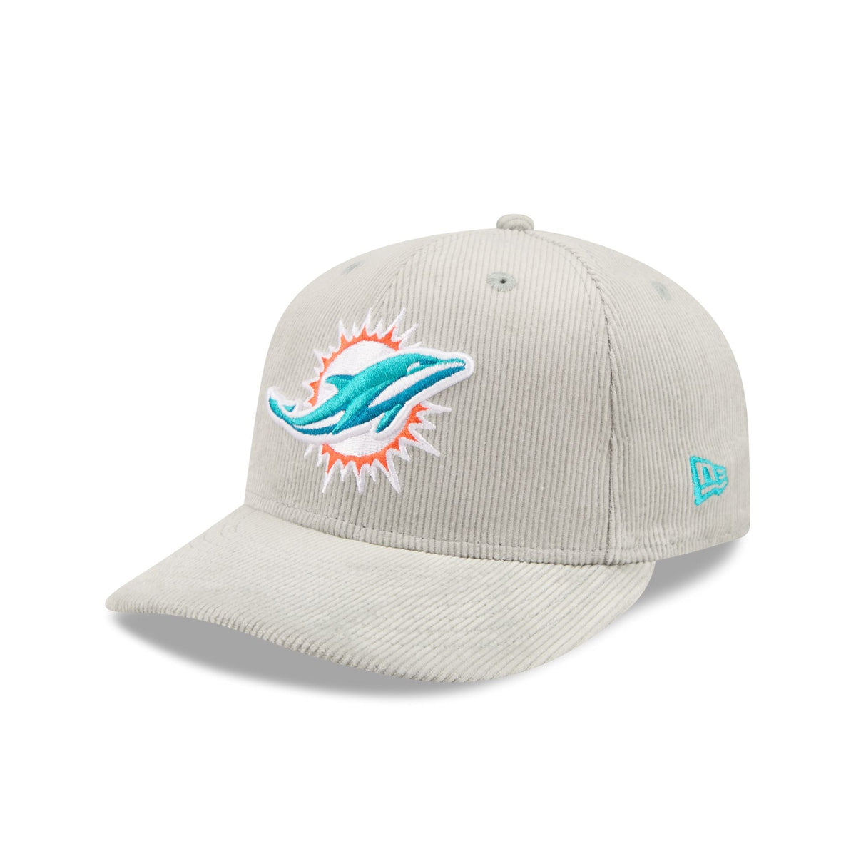 Miami Dolphins Light Gray Corduroy 59FIFTY Fitted Hat