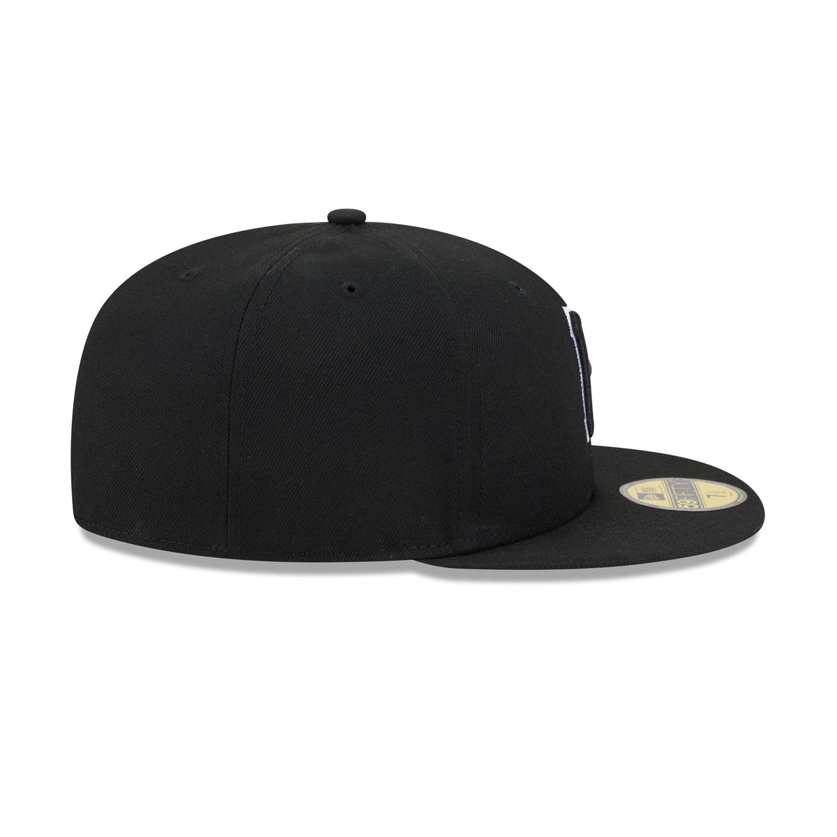 Pittsburgh Pirates Black and White Basic 59FIFTY Fitted Hat