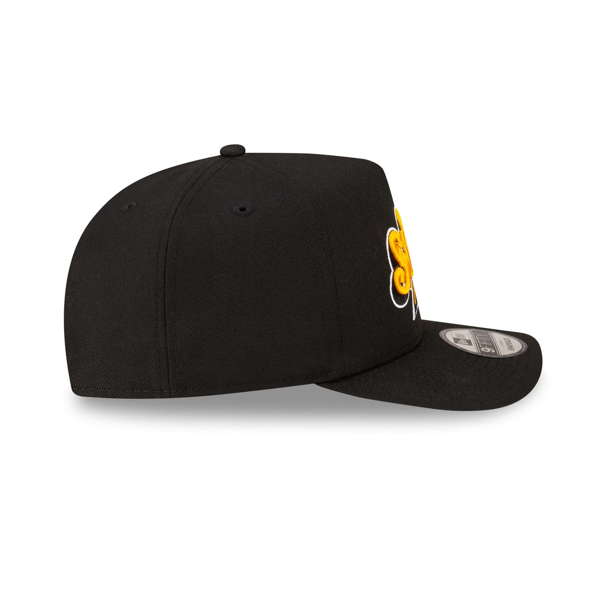 Born x Raised x Pittsburgh Steelers Script Black 9FIFTY A-Frame Snapback Hat
