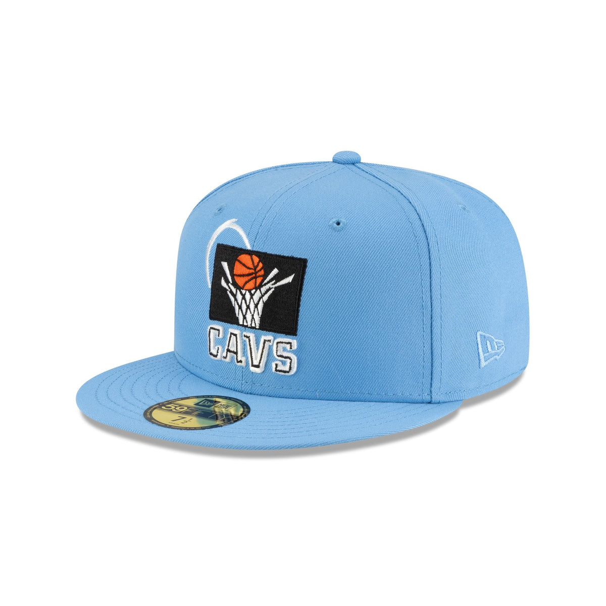Cleveland Cavaliers 1994-2003 Hardwood Classics Radiant Blue 59FIFTY Fitted Hat