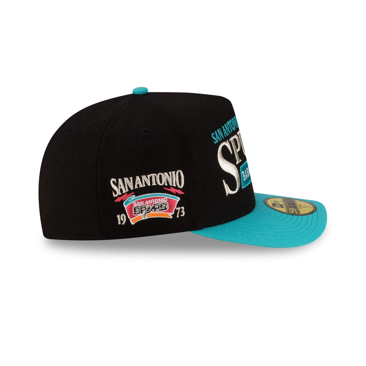 San Antonio Spurs 1989-2002 Hardwood Classics Liner 59FIFTY A-Frame Fitted Hat