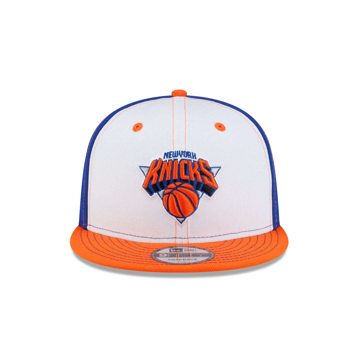 New York Knicks Hardwood Classics 2000s White Stitch 9FIFTY Snapback Hat