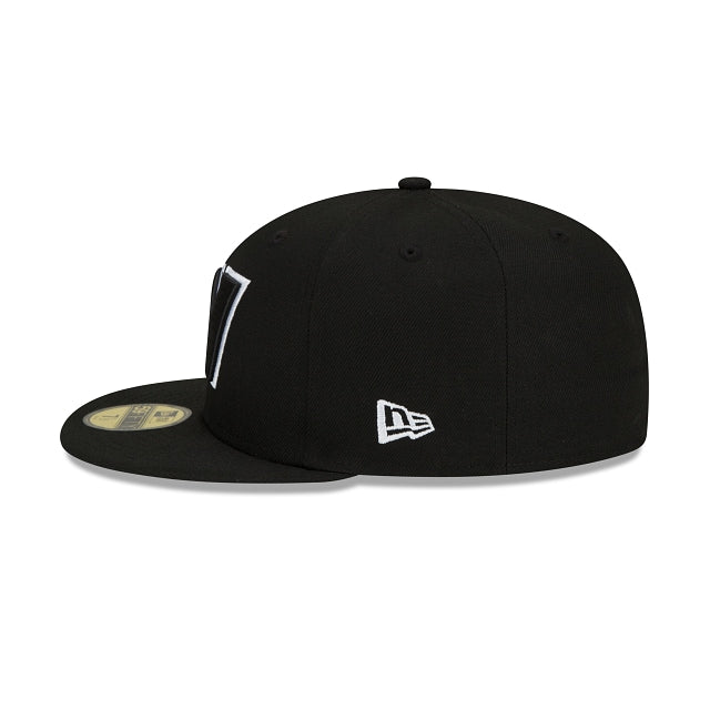 Washington Commanders Black and White 59FIFTY Fitted Hat